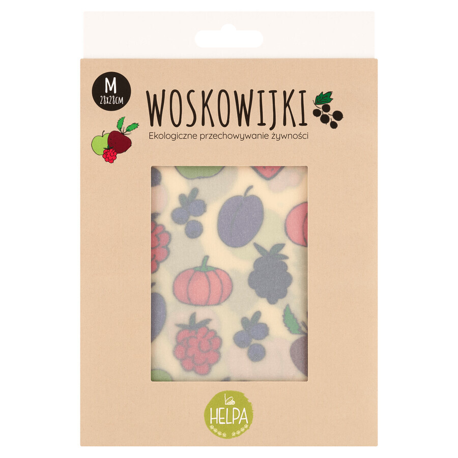 Acquista Helpa Waxwraps, confezione ecologica per la conservazione degli alimenti, taglia M, 1 pz. Helpa Waxwraps, confezione ecologica per la conservazione degli alimenti, taglia M, 1 pz.