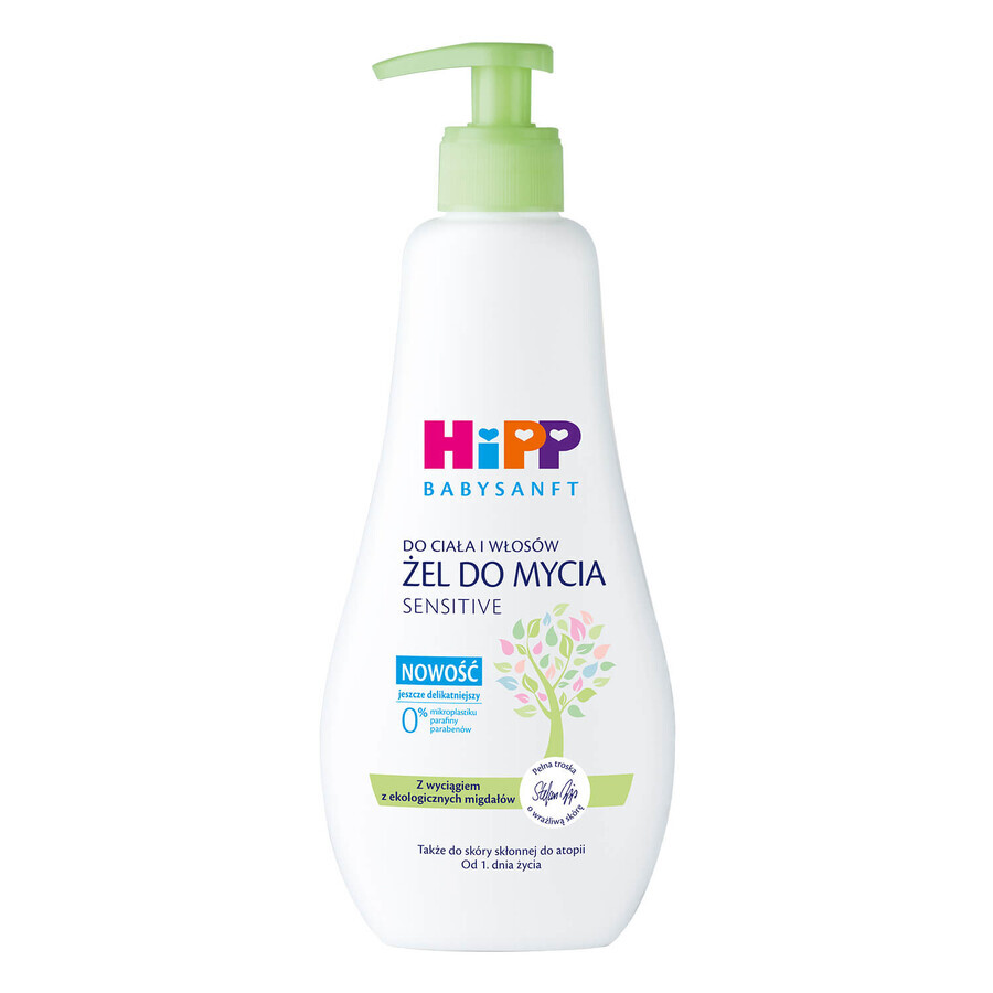 Acquista HiPP Babysanft gel detergente per corpo e capelli, dal 1° giorno, 400 ml HiPP Babysanft gel detergente per corpo e capelli, dal 1° giorno, 400 ml