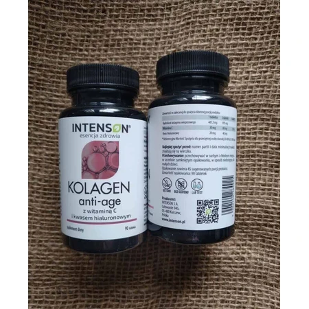 Intenson Collageen Anti-Age + Hyaluron + Vitamine C, 60 tabletten