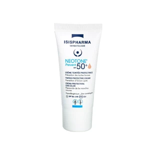 Isispharma Neotone Prevent, crème tonique protectrice, teinte moyenne, SPF 50+, 30 ml
