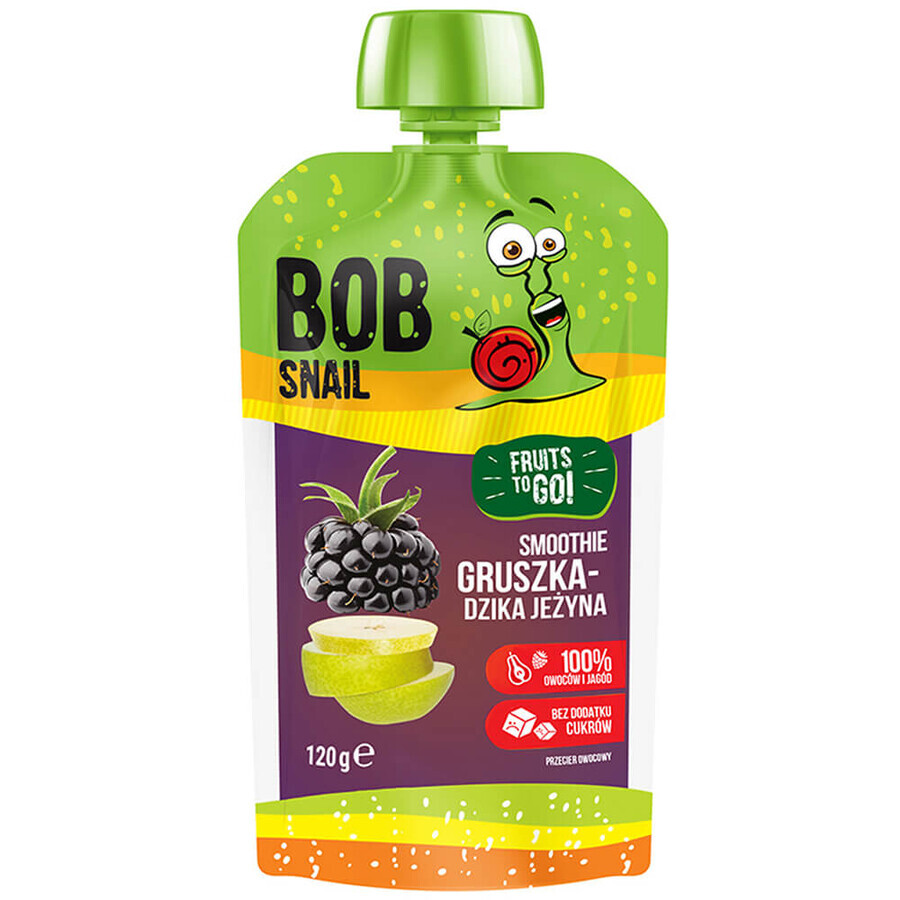 Acquista Bob Snail Fruits To Go Smoothie in tubetto, pera, mora selvatica, 120 Bob Snail Fruits To Go Smoothie in tubetto, pera, mora selvatica, 120