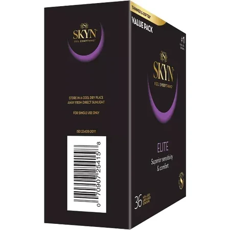 Unimil Skyn ​​Elite latex free condoms, ultra-thin, 36 pieces, Suretex Ltd. 