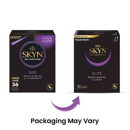Unimil Skyn ​​Elite latex free condoms, ultra-thin, 36 pieces, Suretex Ltd. 