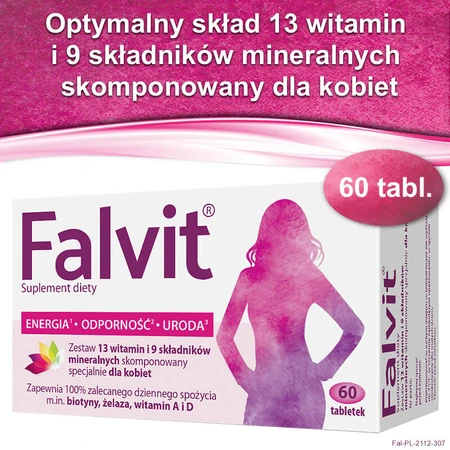 Falvit, 60 irritated tablets
