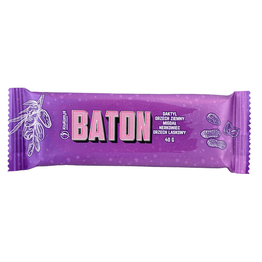 Cumpără KruKam Baton cu nuci Mix, 40 g KruKam Baton cu nuci Mix, 40 g