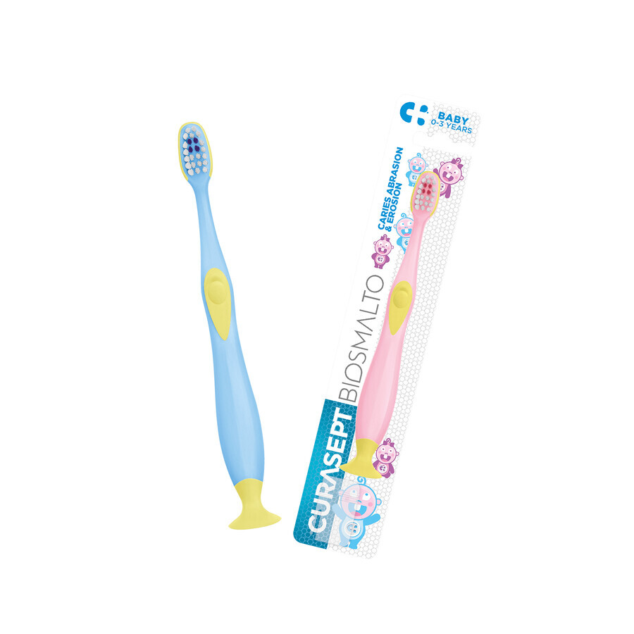 Acquista Curasept Biosmalto Baby, spazzolino per bambini, 0-3 anni, 1 pezzo Curasept Biosmalto Baby, spazzolino per bambini, 0-3 anni, 1 pezzo