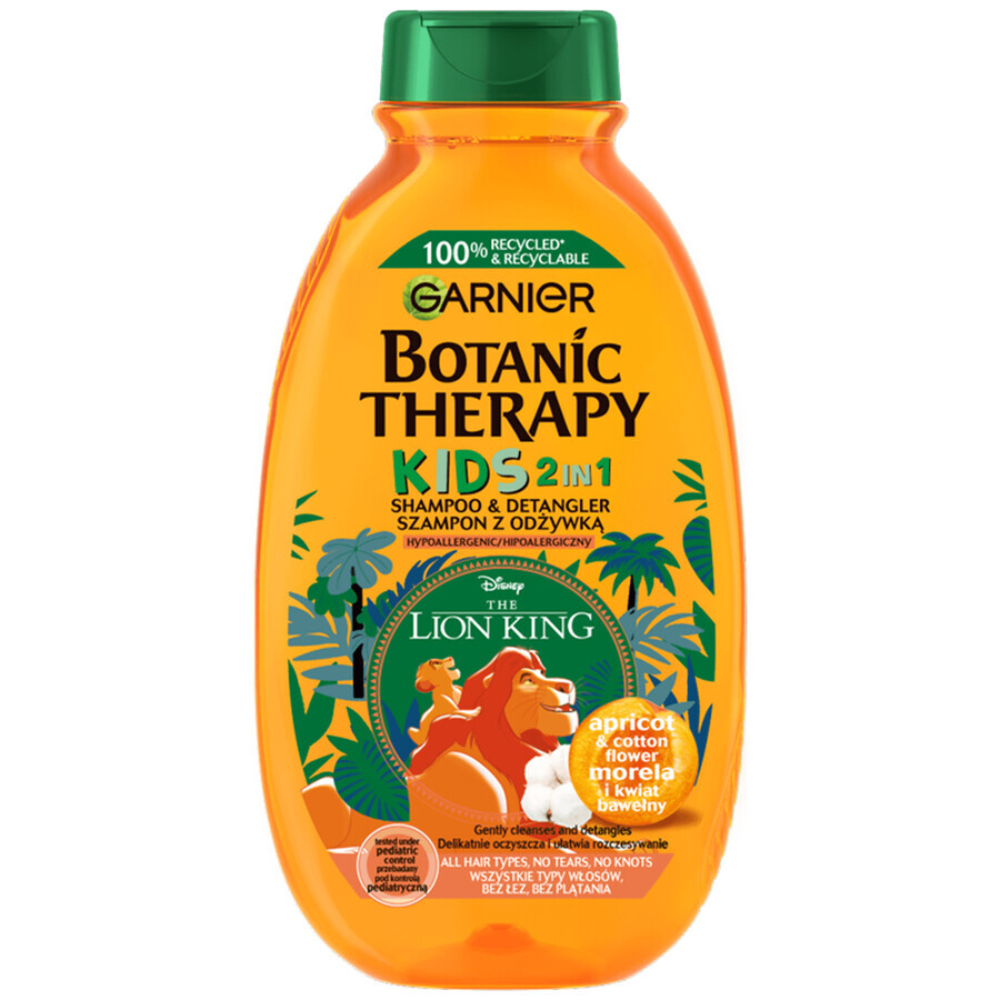 Cumpără Garnier Botanic Therapy Kids, șampon și balsam 2 în 1 pentru copii, Lion King, 250 ml Garnier Botanic Therapy Kids, șampon și balsam 2 în 1 pentru copii, Lion King, 250 ml