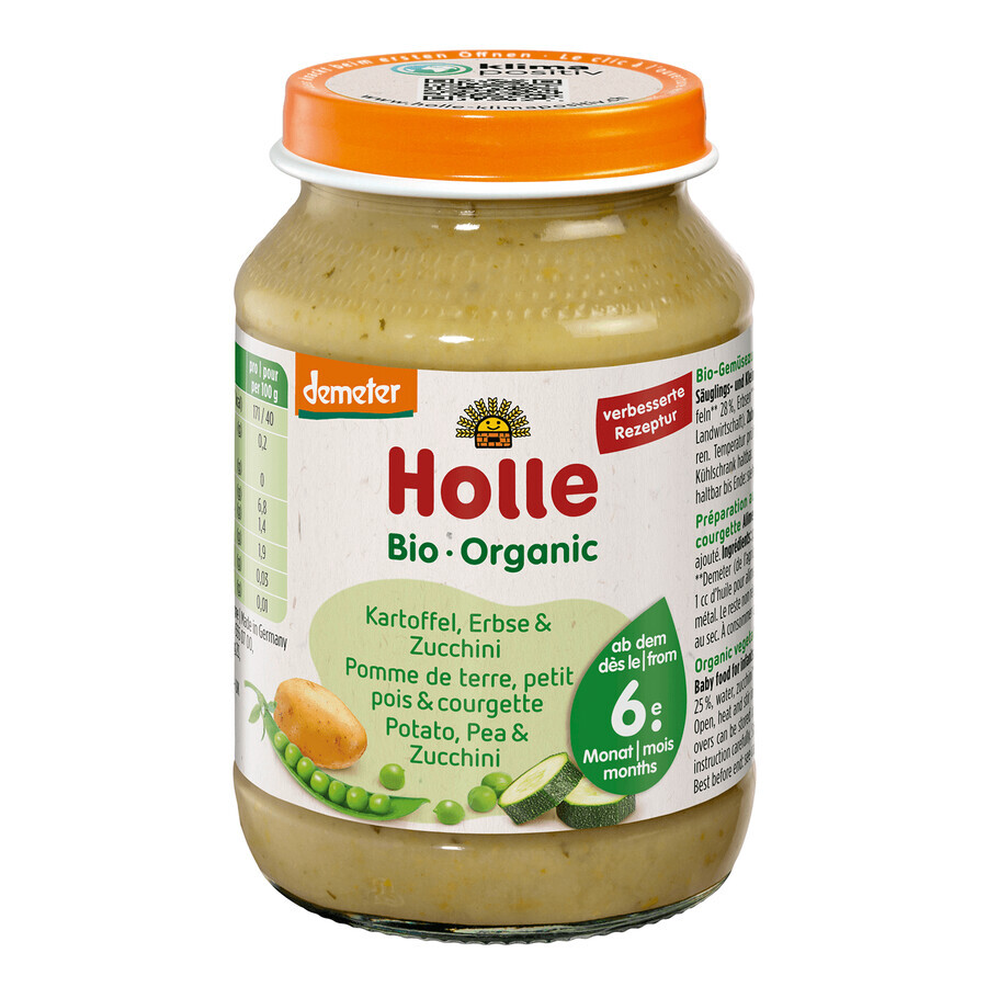 Buy Holle Bio plate, potatoes, peas, zucchini, after 6 months, 190 g Holle Bio plate, potatoes, peas, zucchini, after 6 months, 190 g