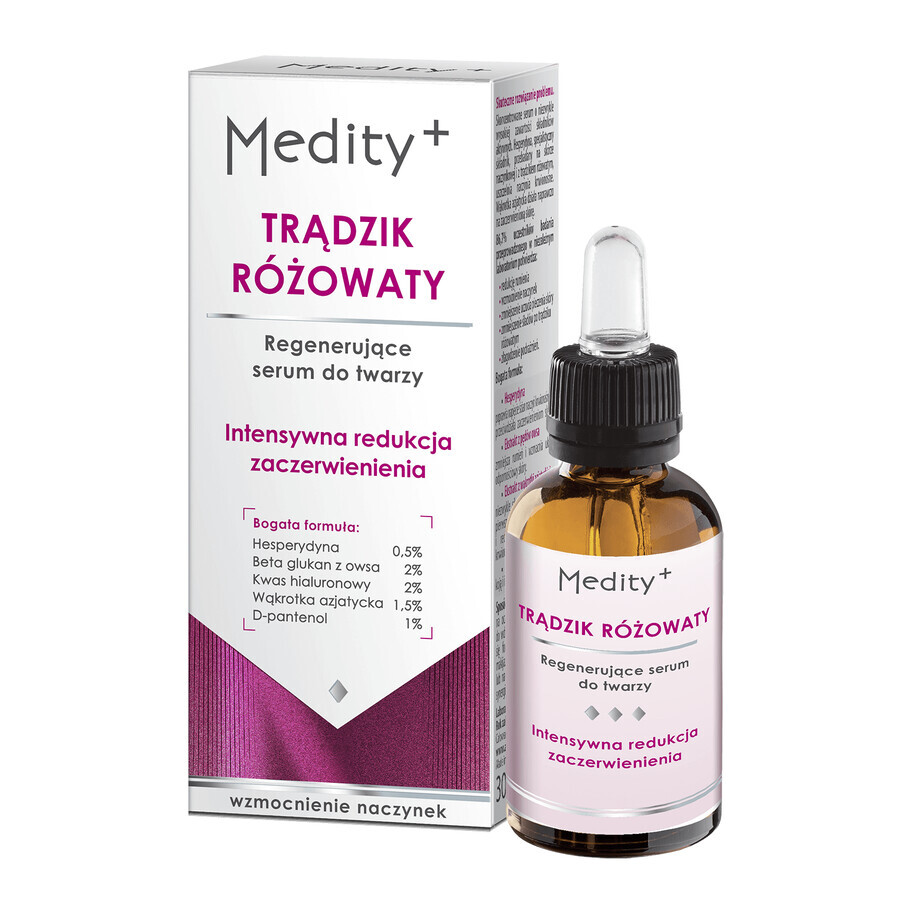 Boutique Ava Medity+Rosaceous Acne, sérum régénérant pour le visage, 30 ml Ava Medity+Rosaceous Acne, sérum régénérant pour le visage, 30 ml