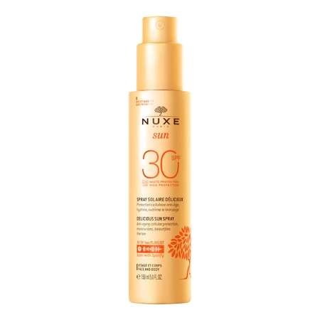 Nuxe Sun, face and body tanning lotion, spray, SPF 30, 150 ml
