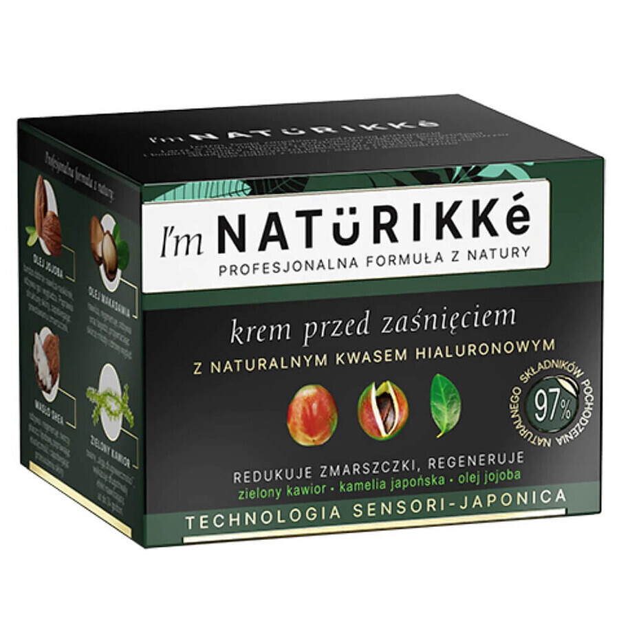Cumpără Naturikke, cremă înainte de somn cu acid hialuronic natural, antirid, regenerantă, 50 ml Naturikke, cremă înainte de somn cu acid hialuronic natural, antirid, regenerantă, 50 ml