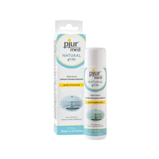 Pjur Med, Natural glide, lubricante hidratante a base de agua, 100 ml