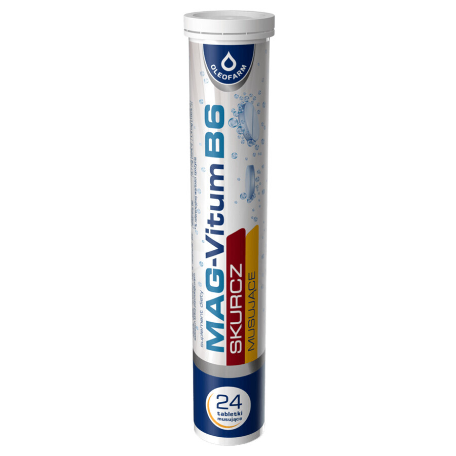 Mag-Vitum B6 Skurcz, Orangengeschmack, 24 Brausetabletten