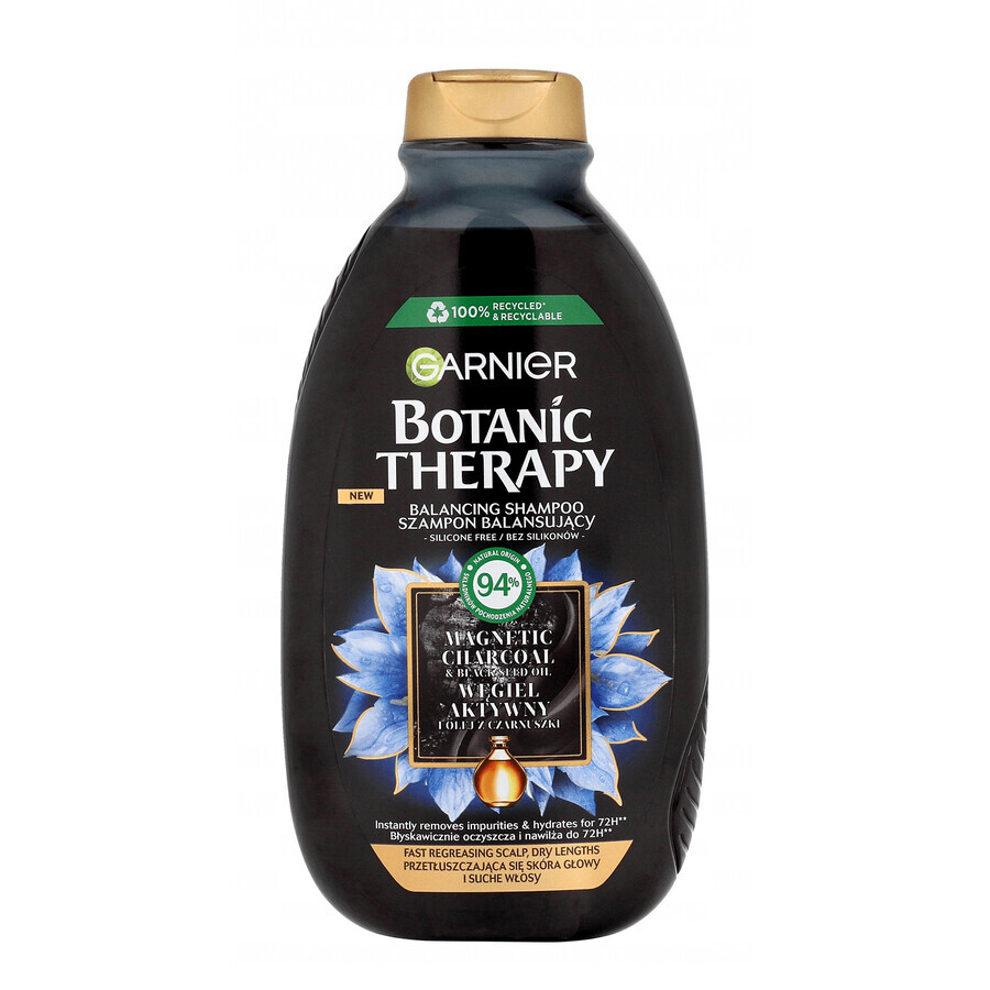 Winkel op Garnier Botanic Therapy, balancing shampoo voor droog haar en vette hoofdhuid, geactiveerde houtskool, 400 ml Garnier Botanic Therapy, balancing shampoo voor droog haar en vette hoofdhuid, geactiveerde houtskool, 400 ml