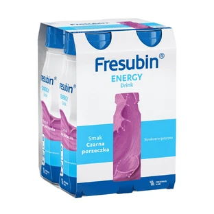 Fresubin Energy Drink, voedingspreparaat, zwarte bessensmaak, 4 x 200 ml