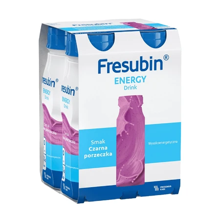 Fresubin Energy Drink, voedingspreparaat, zwarte bessensmaak, 4 x 200 ml