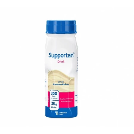 Supportan bebida nutricional piña-coco, 4 × 200 ml, Fresenius Kabi