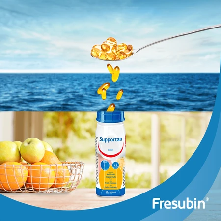 Supportan bebida nutricional piña-coco, 4 × 200 ml, Fresenius Kabi