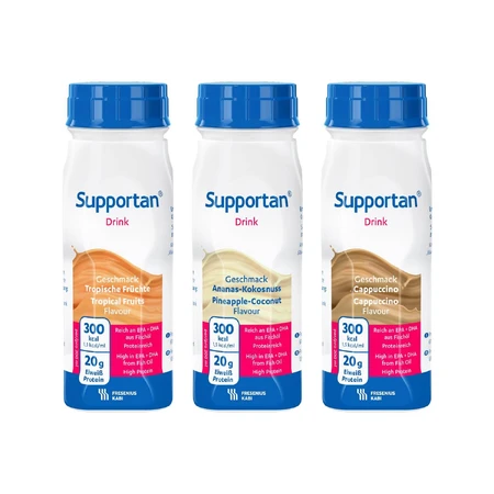 Supportan bebida nutricional piña-coco, 4 × 200 ml, Fresenius Kabi