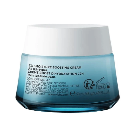 Vichy Mineral 89, crème légère hydratante et revitalisante, 72h, 50 ml
