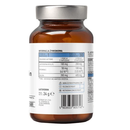 OstroVit Pharma Lactoferrine LFS 90%, 60 capsules