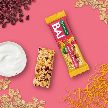 Bakalland BA! Graanreep, Veenbes en sinaasappel, 40 g