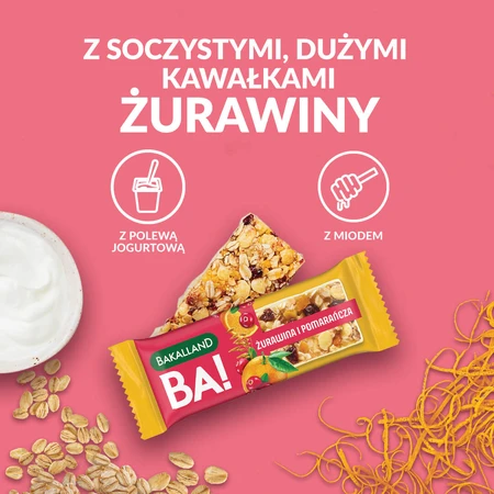 Bakalland BA! Graanreep, Veenbes en sinaasappel, 40 g