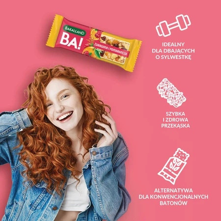 Bakalland BA! Graanreep, Veenbes en sinaasappel, 40 g