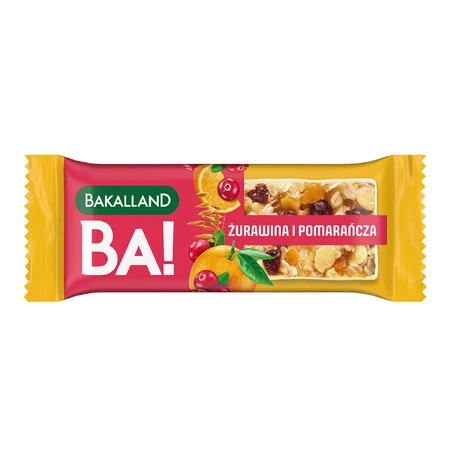 Bakalland BA! Graanreep, Veenbes en sinaasappel, 40 g