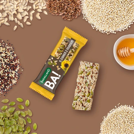 Bakalland BA! Graanreep, 5 granen met honing, 40 g
