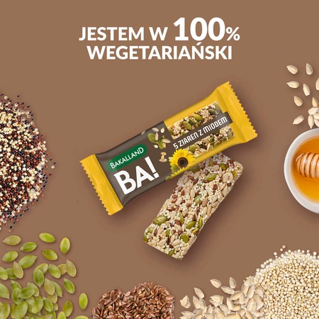 Bakalland BA! Graanreep, 5 granen met honing, 40 g