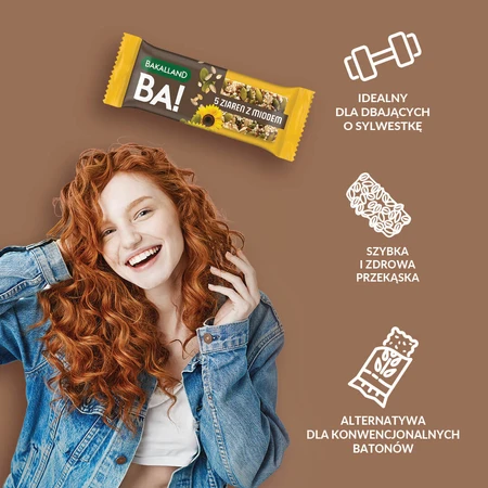 Bakalland BA! Graanreep, 5 granen met honing, 40 g