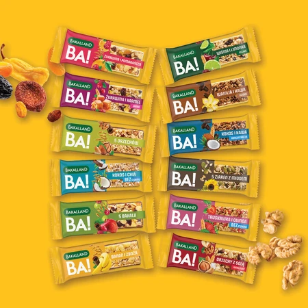 Bakalland BA! Graanreep, banaan en granen, 40 g