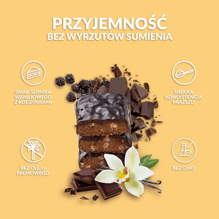 BeRAW ! Protein, barre protéinée, cheesecake à la vanille, sans sucre ajouté, 40 g