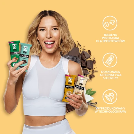 BeRAW ! Protein, barre protéinée, cheesecake à la vanille, sans sucre ajouté, 40 g