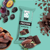 BeRAW! Protein, protein bar, raw cacao, dark chocolate, 40 g