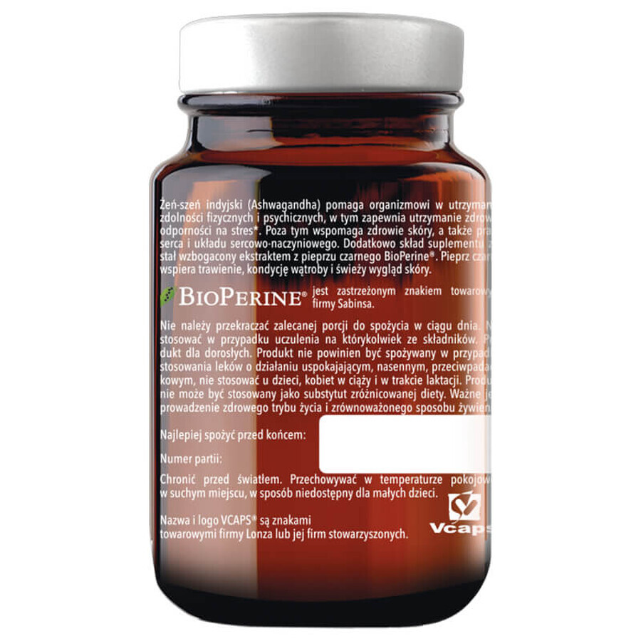 Purella Superfoods Ashwagandha Stressvermindering, 60 capsules