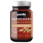 Purella Superfoods Ashwagandha Stressvermindering, 60 capsules Purella Superfoods Ashwagandha Stressvermindering, 60 capsules