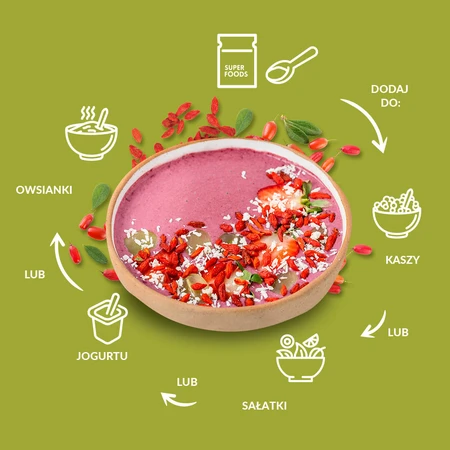 Purella Superfoods Baies de Goji, fruits secs, 45 g