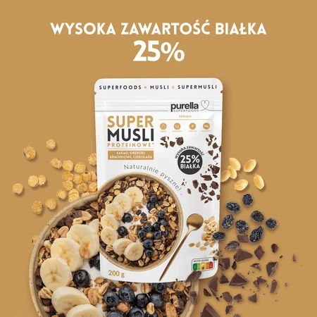 Purella Superfoods Super Protein Muesli, 200 g
