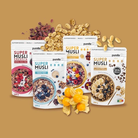 Purella Superfoods Super Protein Muesli, 200 g