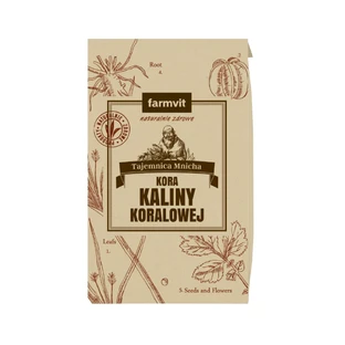 Farmvit Misterio del Coral Monje Corteza de Viburnum, 50 g