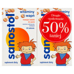 Sanostol, pour les enfants à partir de 4 ans, 2 x 60 pastilles effervescentes Sanostol, pour les enfants à partir de 4 ans, 2 x 60 pastilles effervescentes