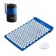 4Fizjo Tappetino per agopressione, tappetino per agopressione, classico, 72 cm x 42 cm, blu e bianco