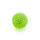 4Fizjo Spike Ball, palla da massaggio con punte, verde, 9 cm