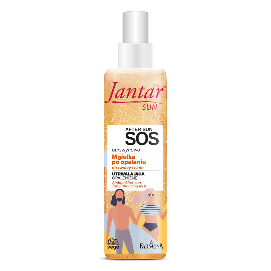 Winkel op Farmona Jantar Sun, amberkleurige aftersun mist voor gezicht en lichaam, fixeert de bruine teint, 200 ml Farmona Jantar Sun, amberkleurige aftersun mist voor gezicht en lichaam, fixeert de bruine teint, 200 ml