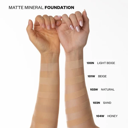 Paese Minerals, base de maquillaje mineral matificante, suelta, 100N Beige claro, 7 g