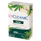 Cleanic Naturals Hemp Cotton Swabs with Hemp Oil, 200 Count