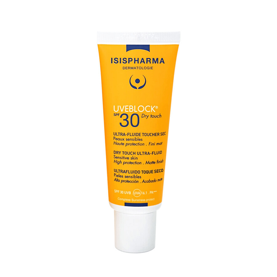 Winkel op IsisPharma Uveblock Dry Touch, beschermende ultralichte fluid, SPF 30, 40 ml IsisPharma Uveblock Dry Touch, beschermende ultralichte fluid, SPF 30, 40 ml