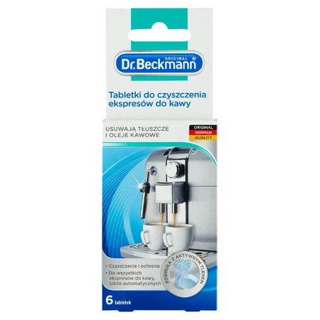 Dr. Beckmann, koffiezetapparaat reinigingstabletten, 6 stuks